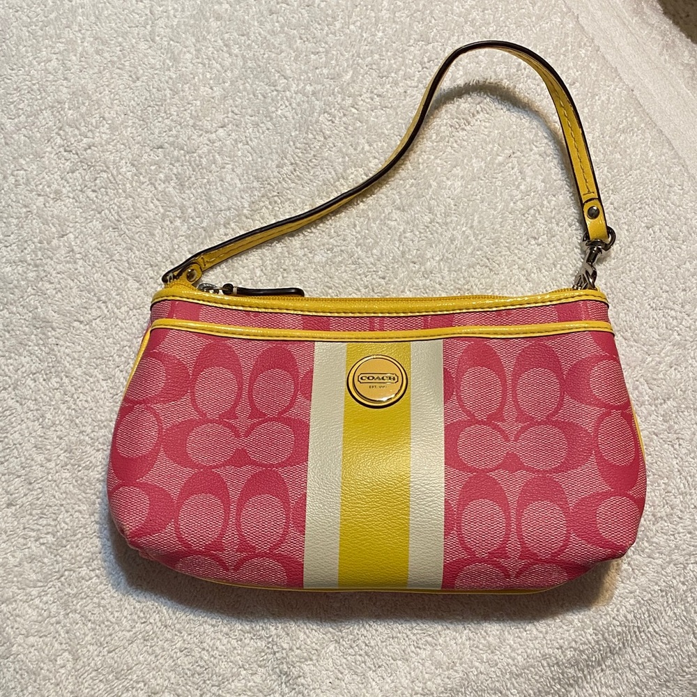 Coach Pink Wristlet